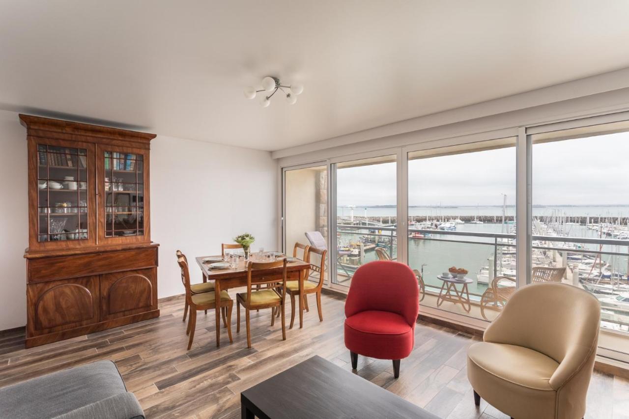 Ferienwohnung Ty Granny - Superbe Vue Sur Le Port Saint-Cast-le-Guildo Exterior foto